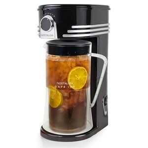 Nostalgia Black Café Iced Coffee Brewer